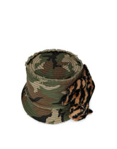 Camouflage-print bucket hat with soft toy detailing - | Dolce & Gabbana