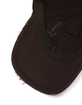 Cotton baseball cap with logo tag - | Dolce & Gabbana
