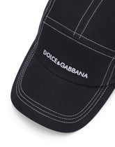 Cotton baseball cap with Dolce&Gabbana logo - | Dolce & Gabbana