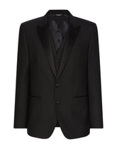 Wool and silk three-piece Martini-fit tuxedo suit - | Dolce & Gabbana