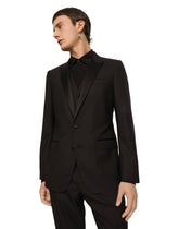 Wool and silk three-piece Martini-fit tuxedo suit - | Dolce & Gabbana