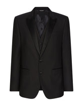 Wool and silk three-piece Martini-fit tuxedo suit - | Dolce & Gabbana