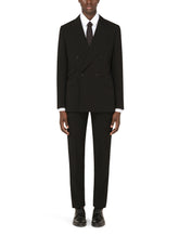 Double-breasted wool Sicilia-fit suit - | Dolce & Gabbana