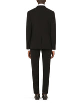Double-breasted wool Sicilia-fit suit - | Dolce & Gabbana