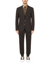 Cotton Taormina-fit suit with jogging pants - | Dolce & Gabbana