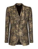 Lamé jacquard Sicilia-fit suit - | Dolce & Gabbana