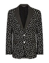 Cotton Taormina-fit suit with polka-dot print - | Dolce & Gabbana