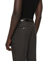 Cotton Taormina-fit suit with polka-dot print - | Dolce & Gabbana