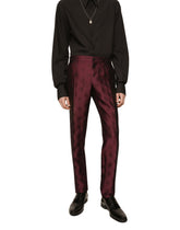 Single-breasted Sicilia-fit tuxedo suit with DG monogram - | Dolce & Gabbana