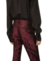 Single-breasted Sicilia-fit tuxedo suit with DG monogram - | Dolce & Gabbana