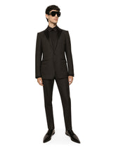 Lamé silk jacquard martini-fit tuxedo suit - | Dolce & Gabbana