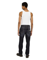 Classic blue denim jeans with sailor-style pocket - | Dolce & Gabbana