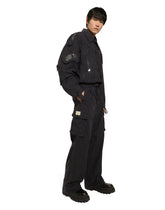 Cotton jogging pants with tag - | Dolce & Gabbana