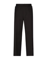 Cotton and wool sailor pants - | Dolce & Gabbana