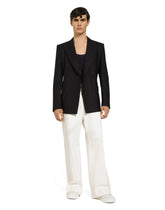 Sailor-style stretch cotton pants - | Dolce & Gabbana
