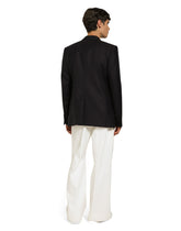 Sailor-style stretch cotton pants - | Dolce & Gabbana