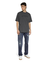 Classic blue denim jeans with abrasions - | Dolce & Gabbana