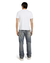 Classic blue denim jeans with abrasions - | Dolce & Gabbana