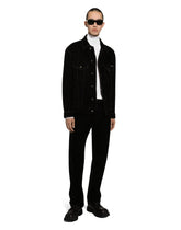 Classic denim jeans with logo tag - | Dolce & Gabbana