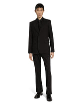 Wool jogging pants - | Dolce & Gabbana
