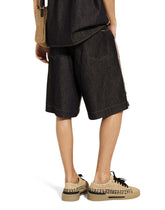 Long short with silk front and denim back - | Dolce & Gabbana