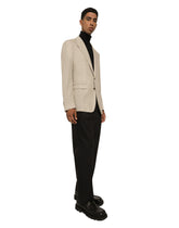 Cotton pants with darts - | Dolce & Gabbana