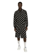 Jogging shorts with DG Monogram print - | Dolce & Gabbana