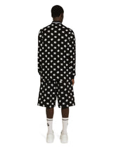 Jogging shorts with DG Monogram print - | Dolce & Gabbana