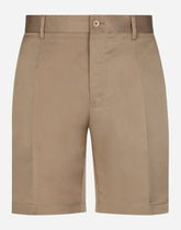 Silk duchesse shorts - | Dolce & Gabbana