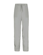 Silk jogging pants with gathered detailing - | Dolce & Gabbana