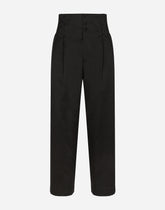 Tailored cotton pants - | Dolce & Gabbana