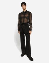 Tailored cotton pants - | Dolce & Gabbana
