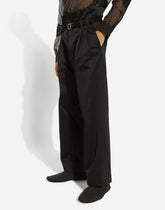 Tailored cotton pants - | Dolce & Gabbana