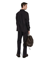 Denim chinos with metal detailing - | Dolce & Gabbana