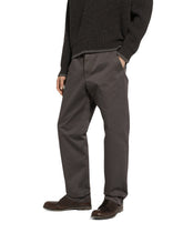 Chinos with stitched dart - | Dolce & Gabbana