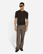 Classic linen pants - | Dolce & Gabbana