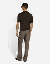 Classic linen pants - | Dolce & Gabbana