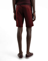 Cotton shorts with tag - | Dolce & Gabbana