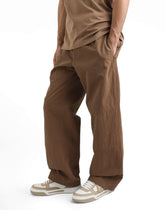 Cotton cargo pants with tag - | Dolce & Gabbana