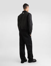 Cotton cargo pants with tag - | Dolce & Gabbana