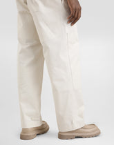 Cotton cargo pants with tag - | Dolce & Gabbana