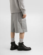 Cotton cargo shorts - | Dolce & Gabbana