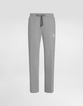 Stretch jersey jogging pants - | Dolce & Gabbana