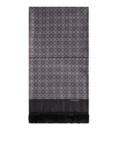 Silk scarf with tie print - | Dolce & Gabbana