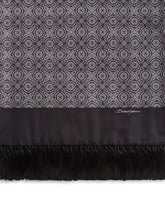 Silk scarf with tie print - | Dolce & Gabbana