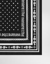 Bandanna-print silk scarf - | Dolce & Gabbana