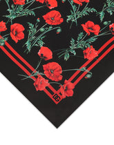 Poppy-print silk bandanna - | Dolce & Gabbana