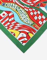 Carretto-print silk bandanna (50x50) - | Dolce & Gabbana