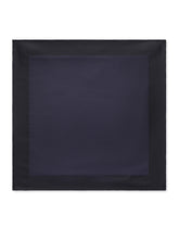 Silk pocket square with DG logo embroidery - | Dolce & Gabbana