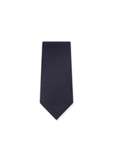 6-cm silk blade tie with DG logo embroidery - | Dolce & Gabbana